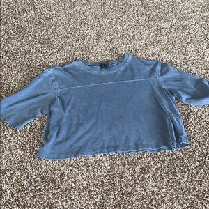 Short sleeve crop top